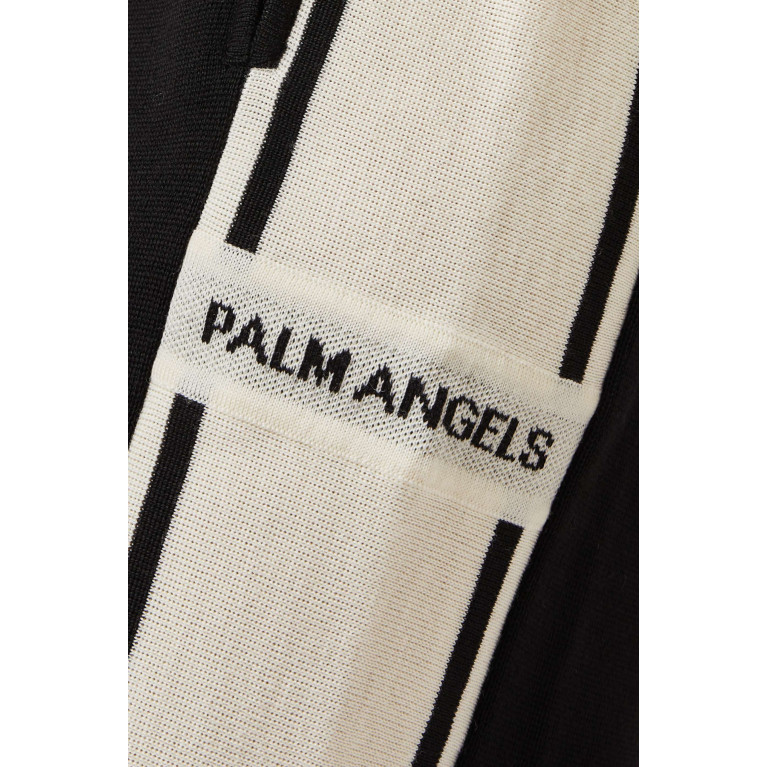 Palm Angels - Side-stripe Track Pants in Merino Wool