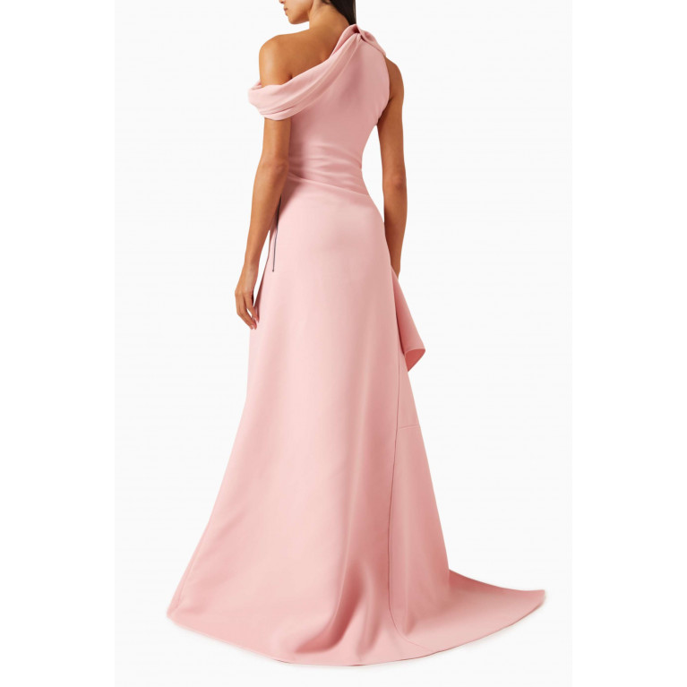 Matičevski - Rigorous One-shoulder Gown Pink