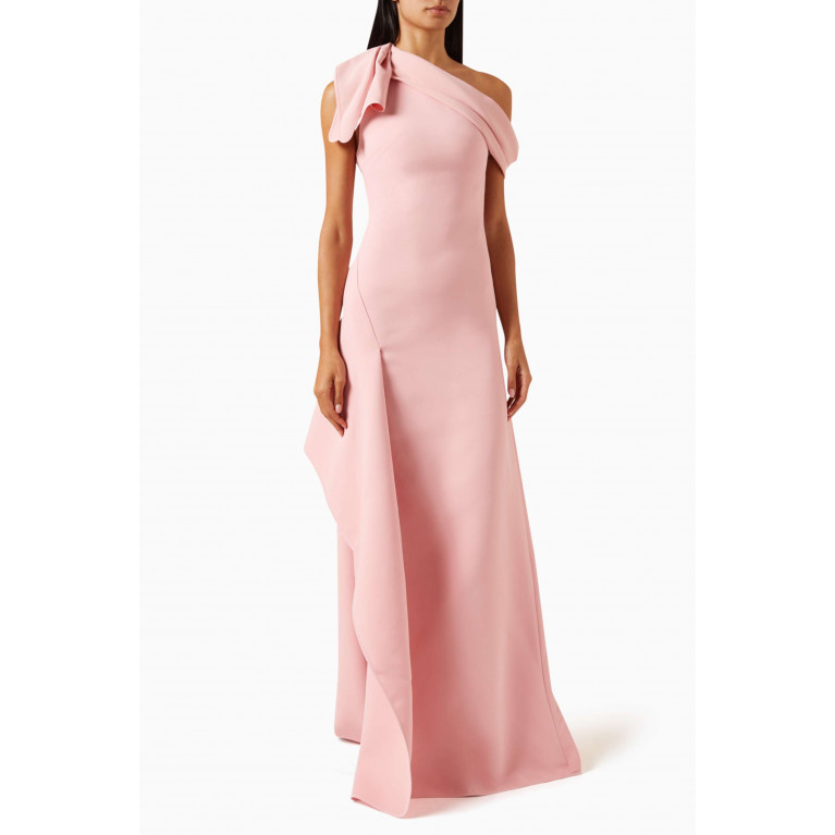 Matičevski - Rigorous One-shoulder Gown Pink