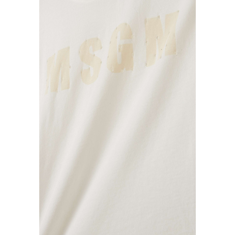 MSGM - Logo T-shirt in Jersey
