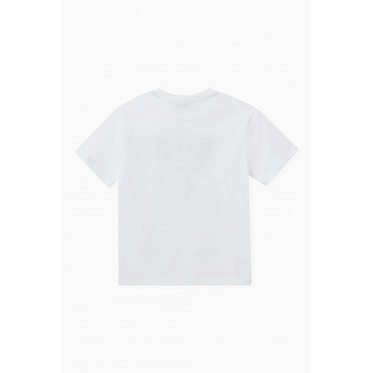 MSGM - Logo Print T-shirt in Cotton