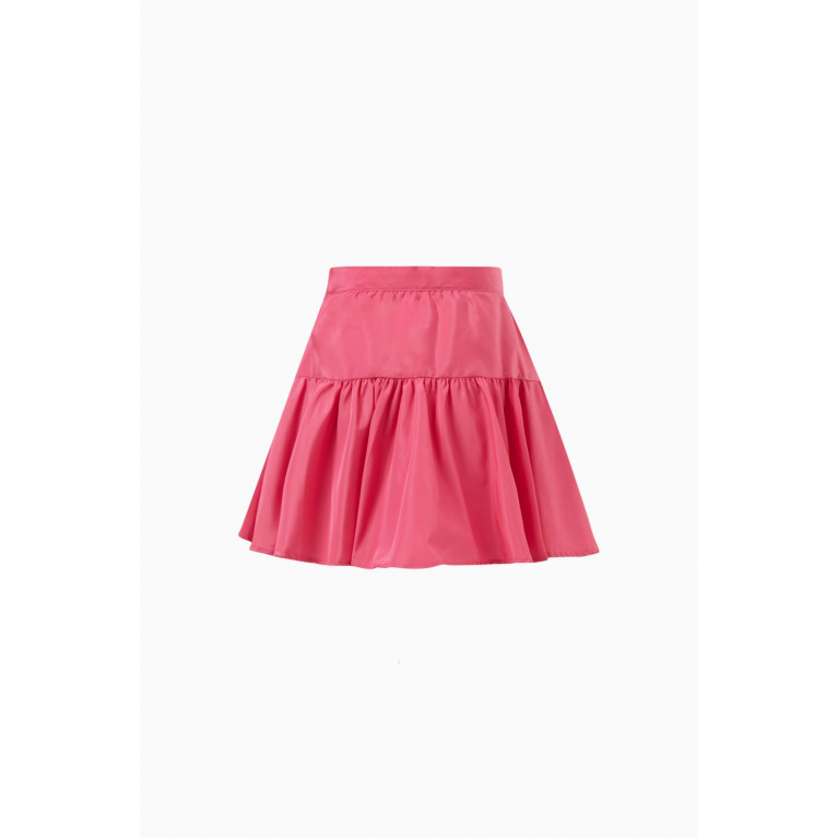 MSGM - Taffeta Flounce Skirt Pink