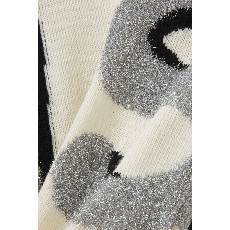 MSGM - Logo-detail Knit Sweatshirt in Cotton