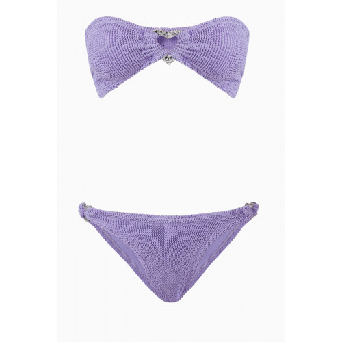 Hunza G - Nicole Bikini Set Purple