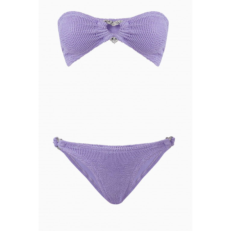 Hunza G - Nicole Bikini Set Purple
