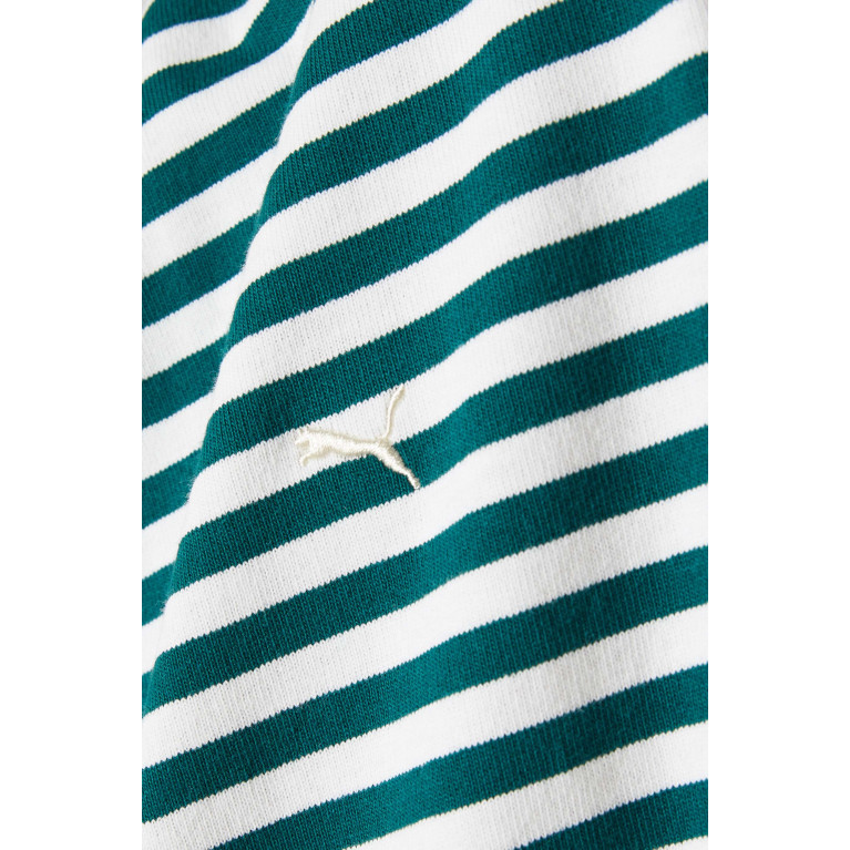 PUMA Select - MMQ Service Line Striped T-shirt in Cotton-jersey