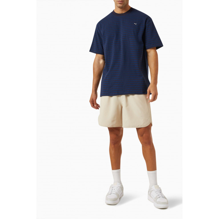 PUMA Select - MMQ Service Line Striped T-shirt in Cotton-jersey
