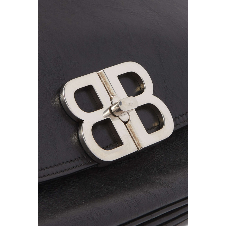 Balenciaga - Large BB Soft Flap Shoulder Bag in Leather