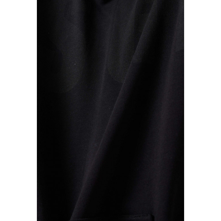 MSGM - Logo Hoodie in Cotton Black