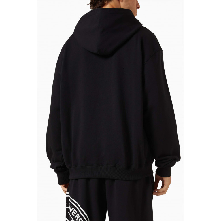 MSGM - Graphic Logo-print Hoodie in Cotton