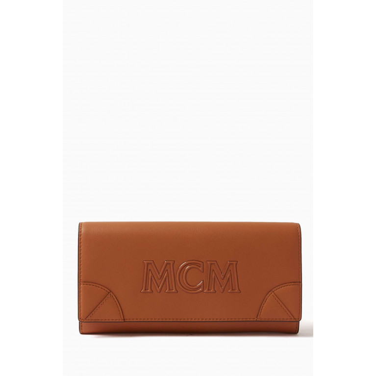 MCM - Aren Continental Wallet in Leather