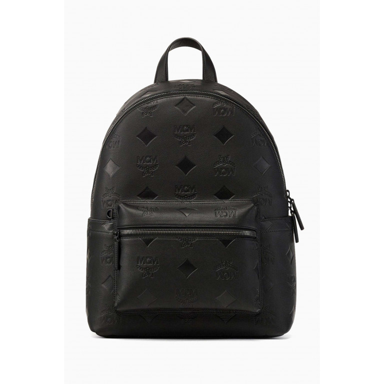 MCM - Stark Maxi Monogram Backpack in Leather