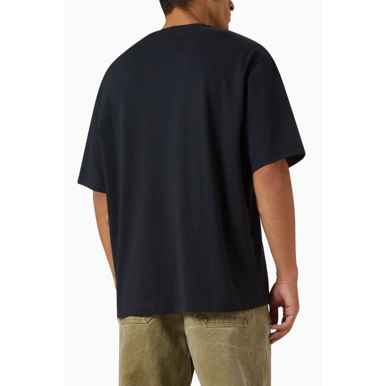 Acne Studios - Exford Scribble T-shirt in Cotton Jersey Black