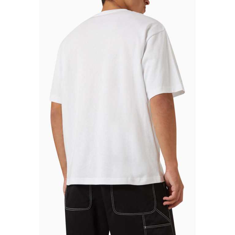 Acne Studios - Exford Scribble T-shirt in Cotton Jersey White