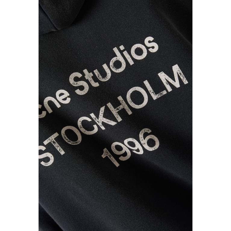 Acne Studios - Logo Printed Hoodie in Cotton