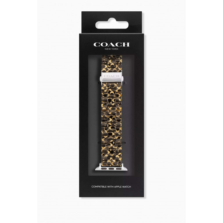 Coach - Apple Watch® Strap in Signature C Resin