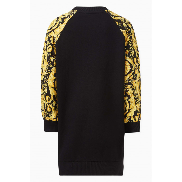 Versace - Barocco-print Sweatshirt Dress in Cotton
