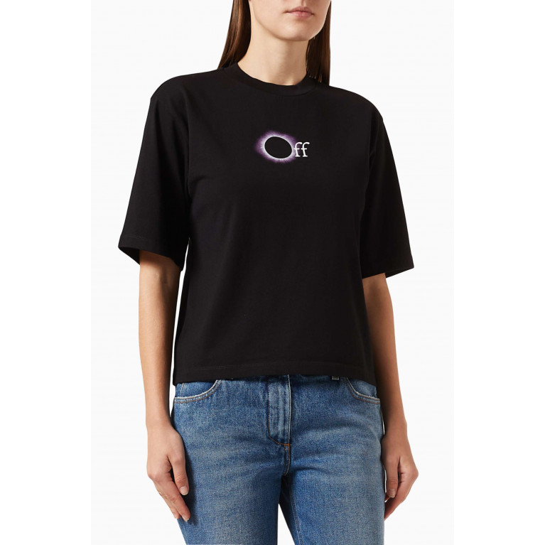 Off-White - Eclipse Logo T-shirt in Cotton-jersey