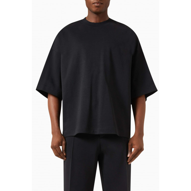 Nike - Oversized T-shirt in Tech Fleece Black