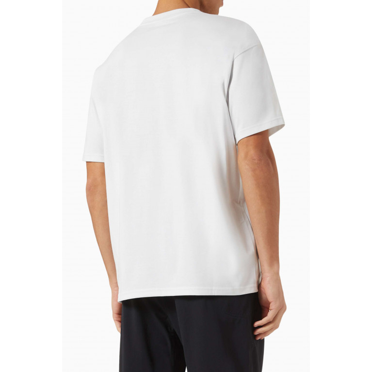 Nike - Logo T-shirt in Poly-cotton Blend White
