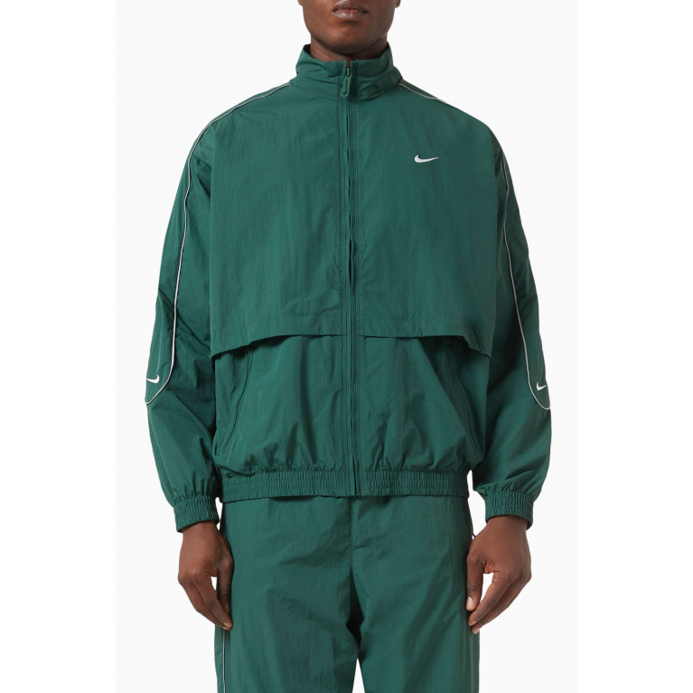 Nike - Solo Swoosh Jacket in Woven Nylon Taffeta