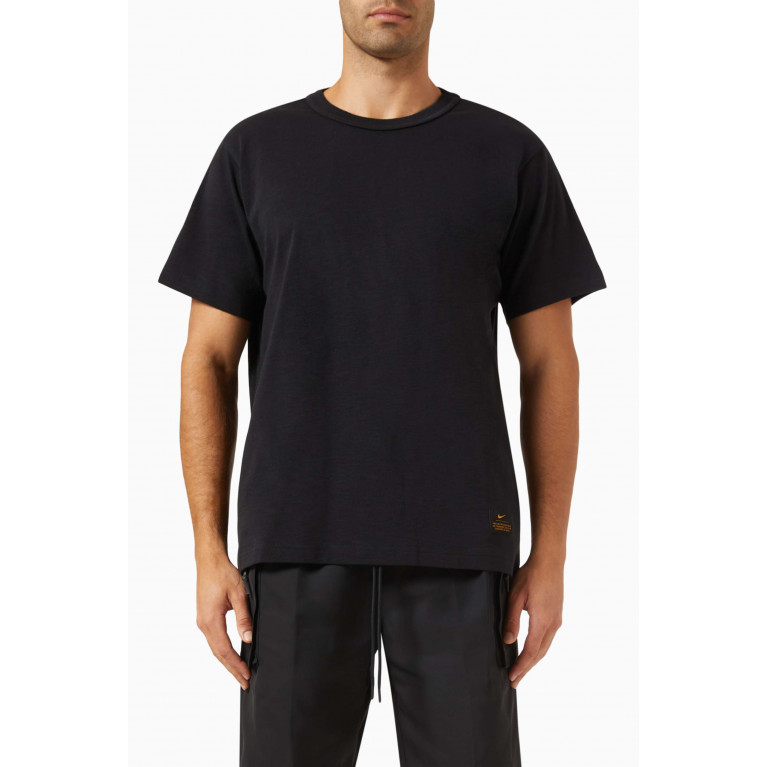 Nike - Life Knit T-shirt in Cotton Black
