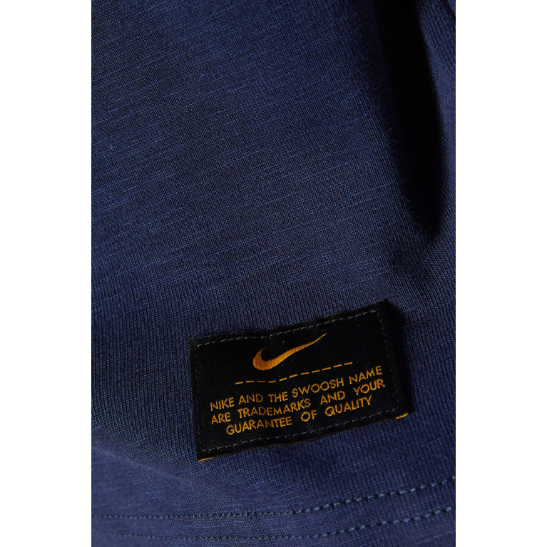 Nike - Life Knit T-shirt in Cotton Blue