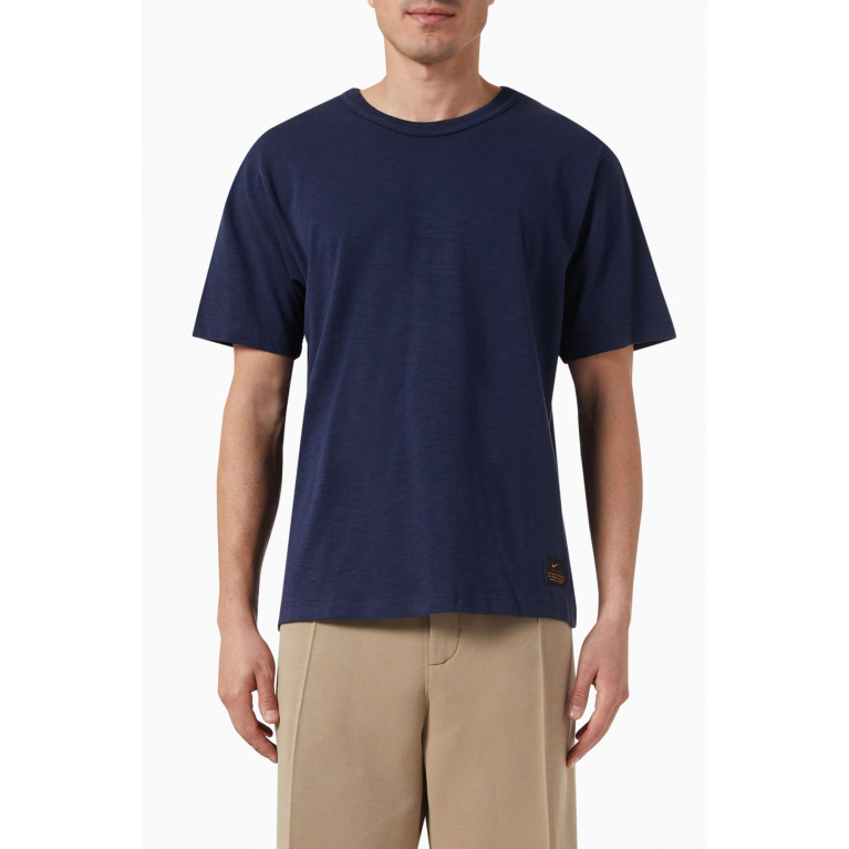 Nike - Life Knit T-shirt in Cotton Blue