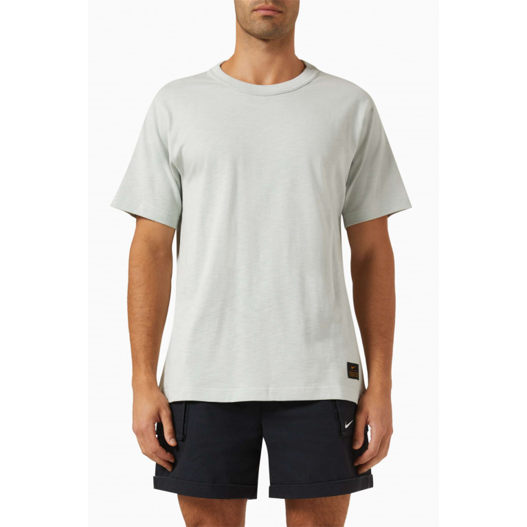 Nike - Life Knit T-shirt in Cotton Silver