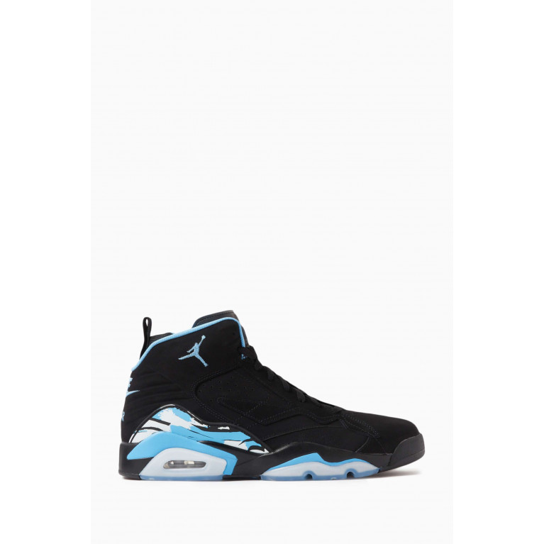 Jordan - Jumpman 3 MVP Sneakers in Leather and Textile Black