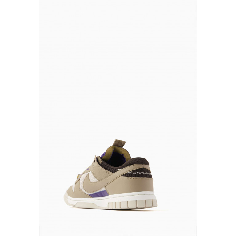 Nike - Air Dunk Jumbo Sneakers in Synthetic Leather and Mesh Neutral