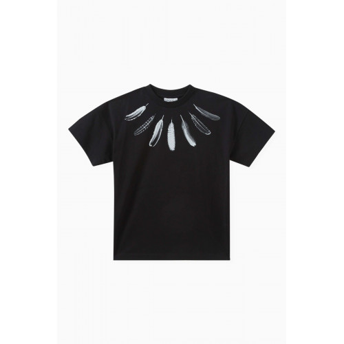 Marcelo Burlon - Feathers-print T-shirt in Cotton