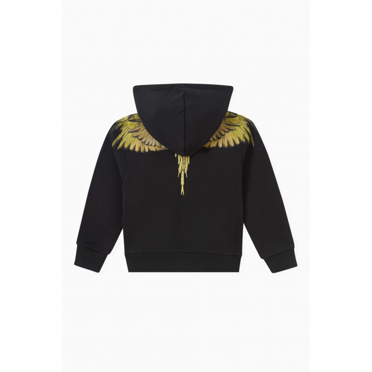 Marcelo Burlon - Iconic Wings Printed Hoodie in Cotton