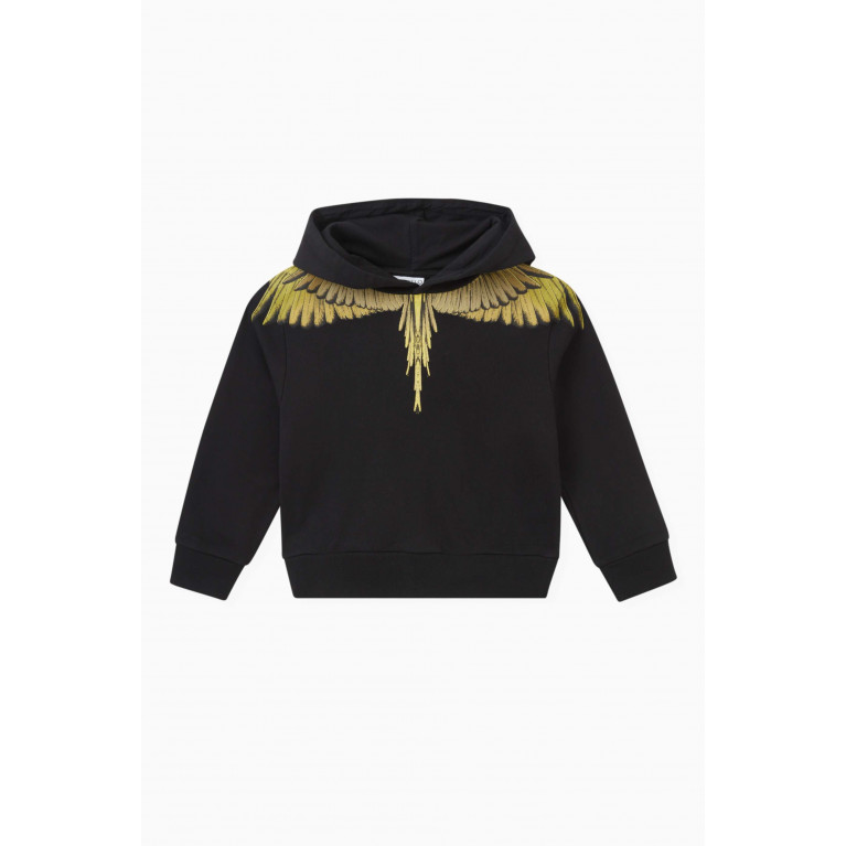 Marcelo Burlon - Iconic Wings Printed Hoodie in Cotton