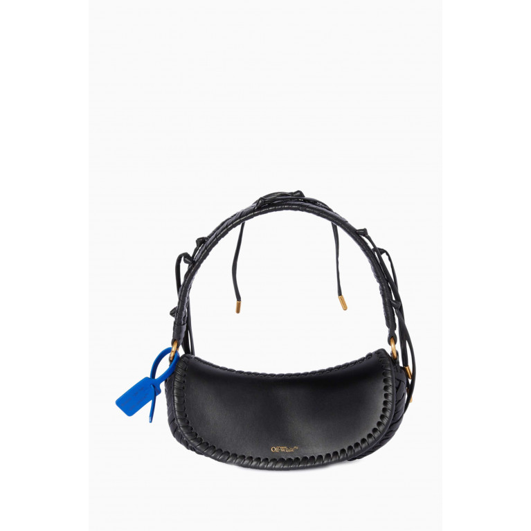 Off-White - Edge-weave Shoulder Bag in Leather