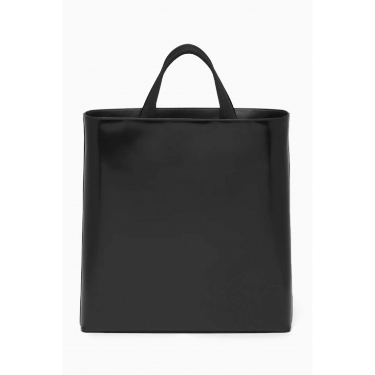 Prada - Logo Tote Bag in Leather