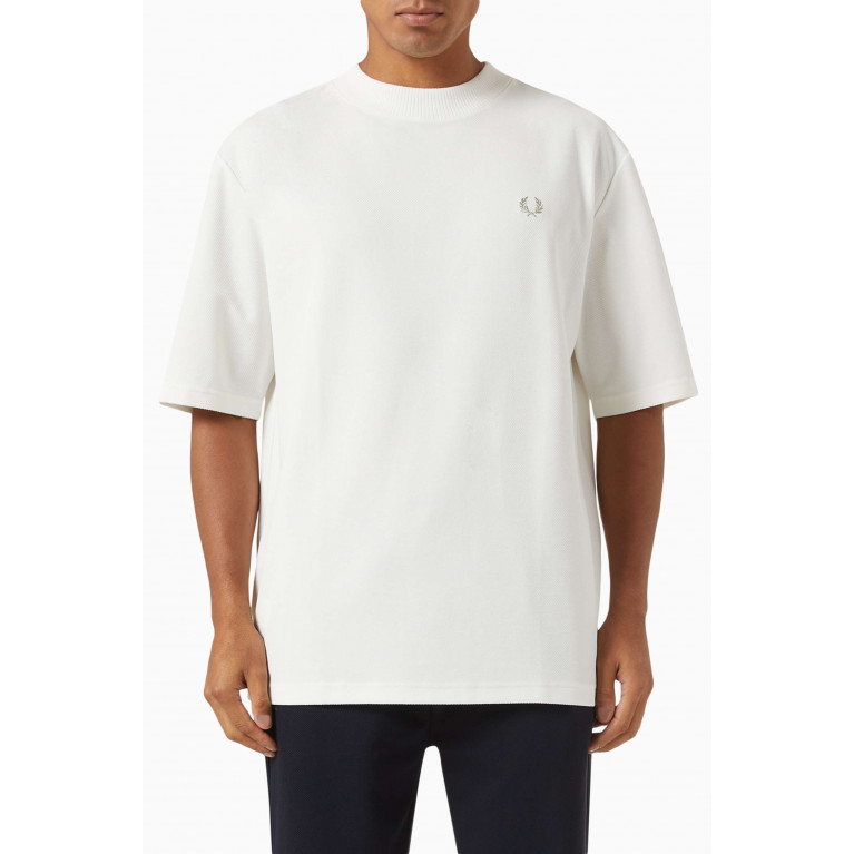 Fred Perry - Boxy T-shirt in Cotton Blend