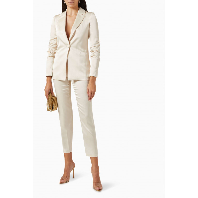 Alice + Olivia - Pailey Fitted Blazer in Satin
