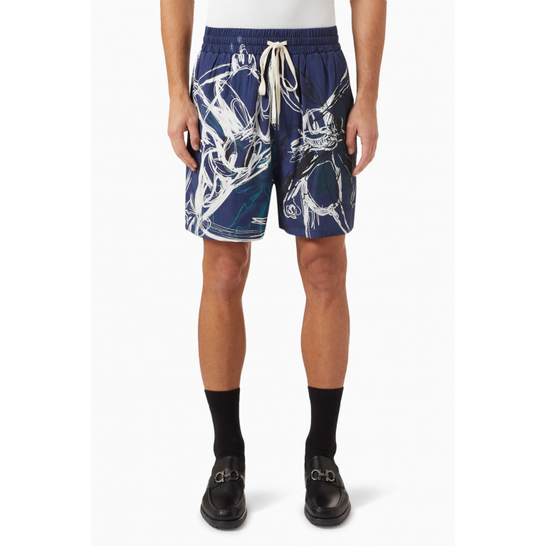 Dom Rebel - ROO Shorts in Rayon Blend