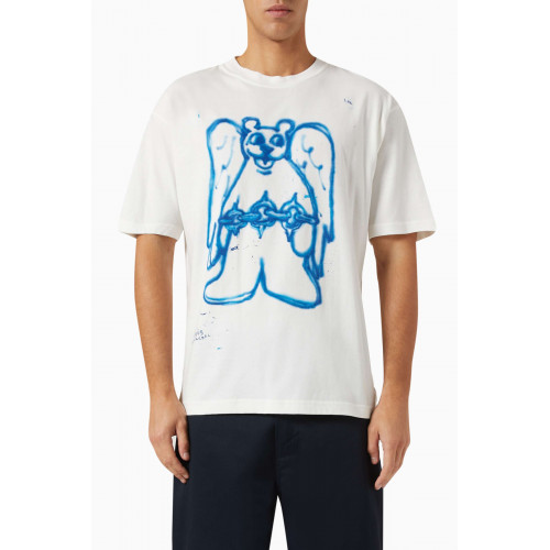 Dom Rebel - Above T-shirt in Cotton Jersey