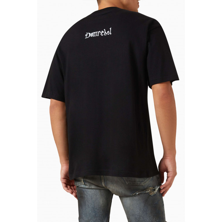 Dom Rebel - Bird T-shirt in Cotton-jersey