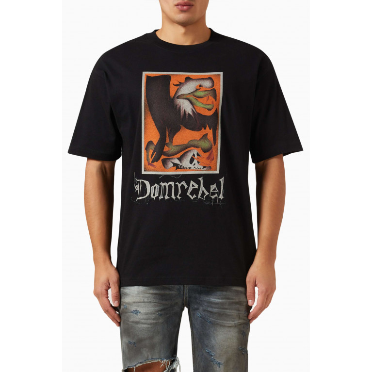 Dom Rebel - Bird T-shirt in Cotton-jersey