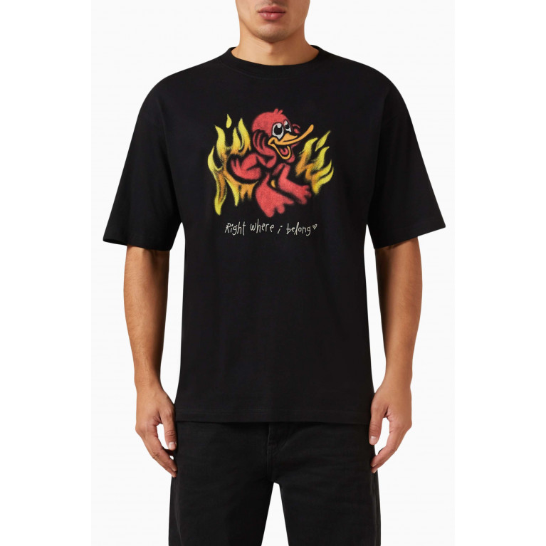 Dom Rebel - Inferno T-shirt in Cotton-jersey