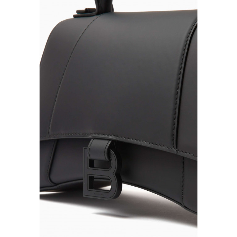 Balenciaga - Small Hourglass Top-handle Bag in Calf-leather
