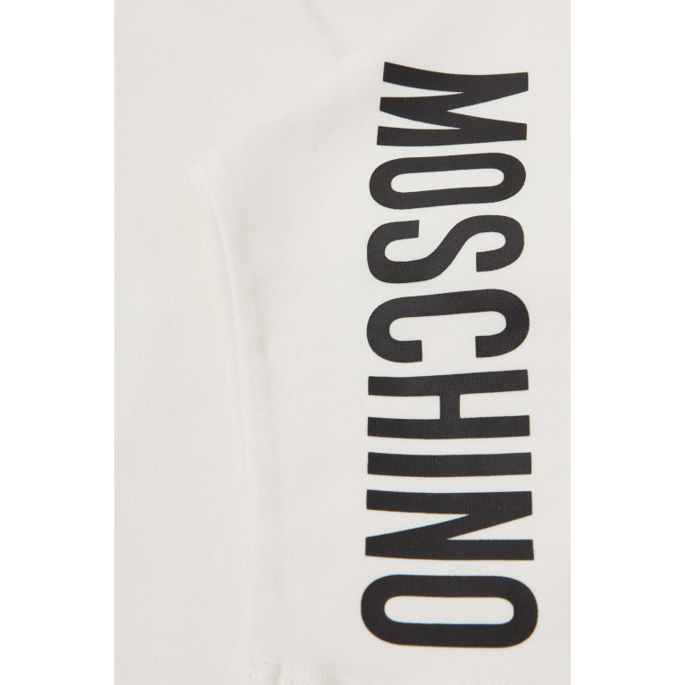 Moschino - Logo Print Leggings in Cotton Neutral