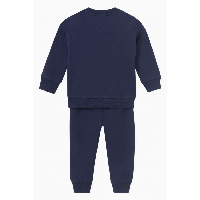 Moschino - Logo Bear-print Sweatsuit Set in Stretch Cotton-fleece