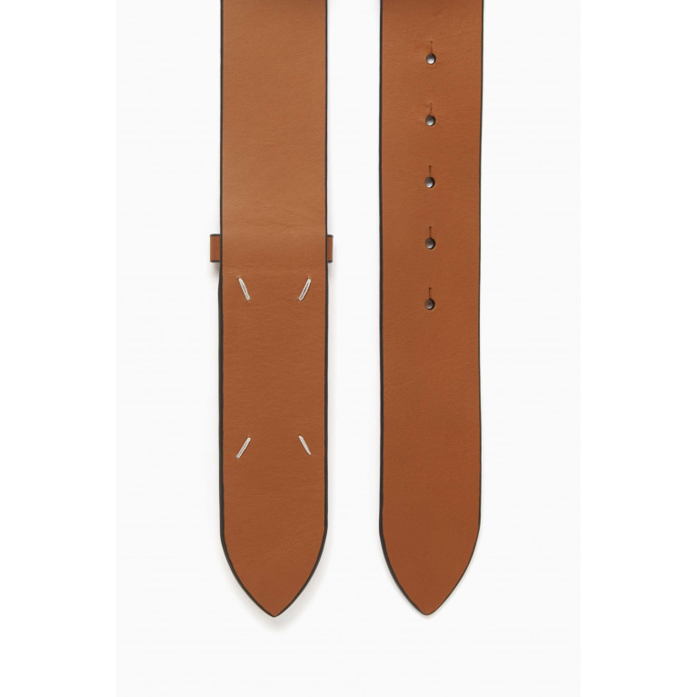 Maison Margiela - Signature Stitch Belt in Leather
