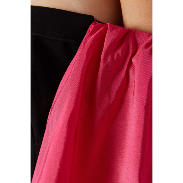 Carolina Herrera - Strapless Ruffle Column Gown in Crepe-taffeta