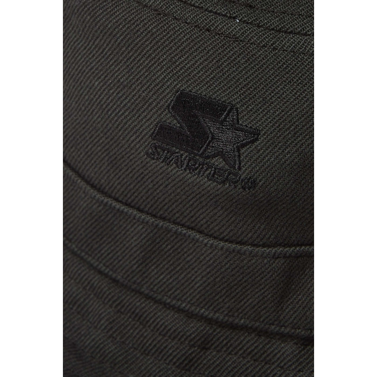 Marcelo Burlon - Cross Logo Bucket Hat in Gabardine