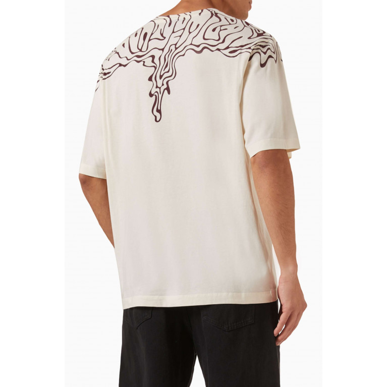 Marcelo Burlon - Fluid Wings T-shirt in Cotton-jersey